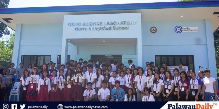 CBNC, nanguna sa pagpapagawa ng isang school science lab sa Narra