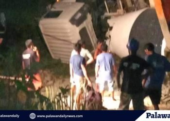 Passenger killed as mixer truck veers off road in Quezon