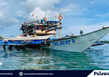 Dalawang bangka ilegal na nangingisda, huli sa Cuyo