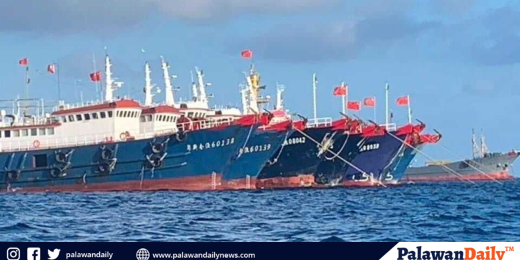 Bilang ng sasakyang pandagat ng tsina sa West Philippine Sea, umabot na sa 203