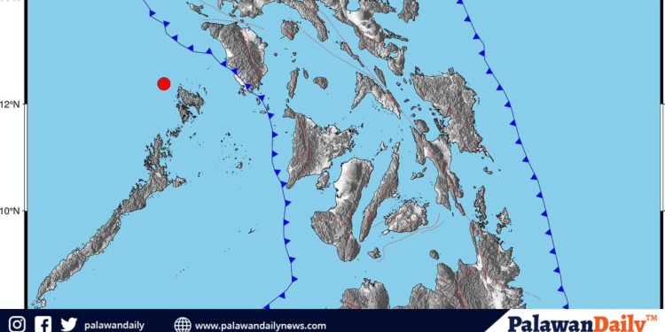 Lindol na may intensity 3.6, yumanig sa Busuanga, Palawan