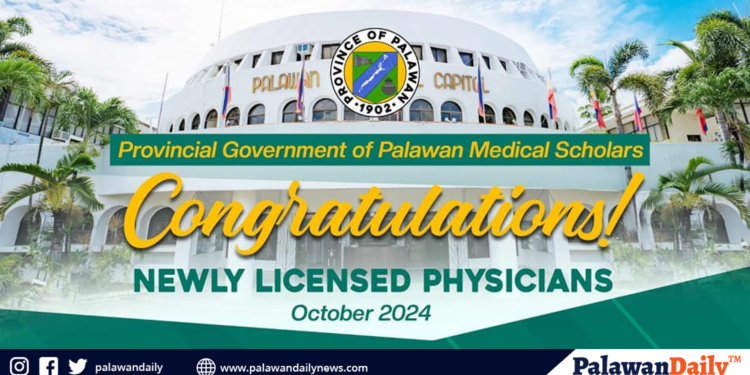 11 Provincial scholars from Palawan successfully pass October 2024 Physician Licensure Exam