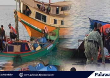 Tatlong lalaking nahuling nagpupuslit ng ipinagbabawal na langis sa balabac, arestado