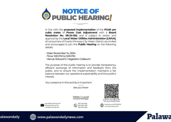 Pagtaas ng singil sa tubig, magkakaroon ng public hearing