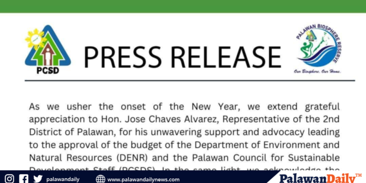 Bagong sentro ng biosphere reserve at pcsds extension itatayo sa palawan