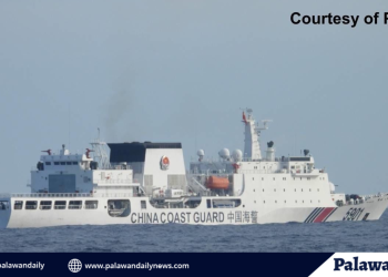 Philippine authorities shadow chinese vessel near palawan waters