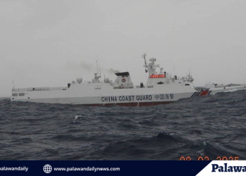 BRP cabra, matapang na hinarang ang barko ng china coast guard sa karagatan ng pilipinas