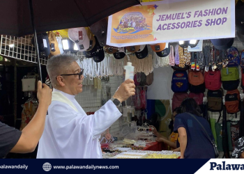 Tingnan || Pagbasbas sa mga booth ngayong soft opening ng baragatan sa palawan