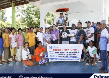 CBNC turns over brand new harvester to Bataraza farmers