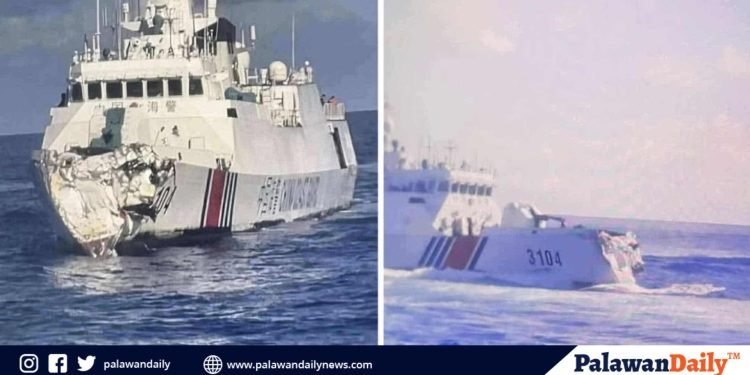 PLA Navy ship, China Coast Guard vessel collide near Panatag Shoal