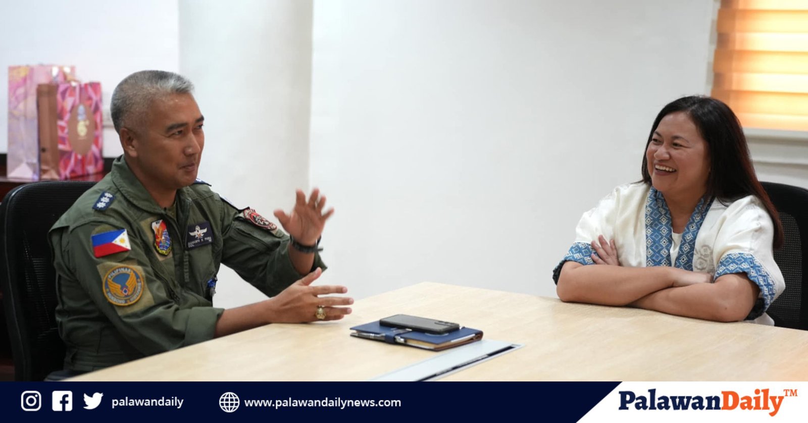 Palawan Gov. Alvarez hosts AFP and Australian Defense Forces ahead of ...