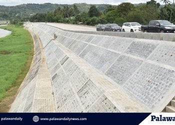 Japanese-made flood control project