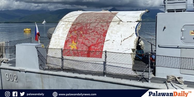 Suspected Chinese rocket debris found off Palawan waters