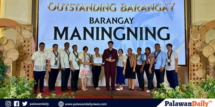 Barangay Maningning earns back-to-back honor at Puerto Princesa City Tandikan Awards 2025