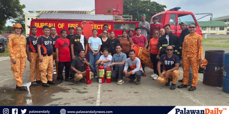 Calmia Nickel, nagsagawa ng basic firefighting training para sa emergency response team