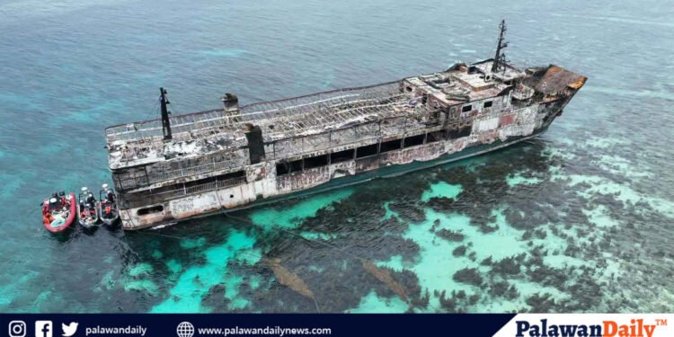 Dozens feared burned alive inside charred hull of ferry off Coron as search teams breach wreckage